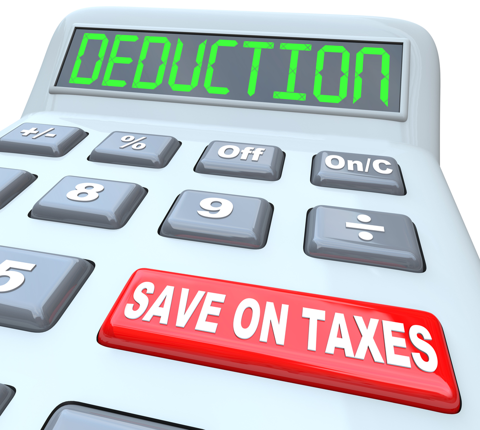 Deduction Save on Taxes Loopholes Exemptions on Calculator